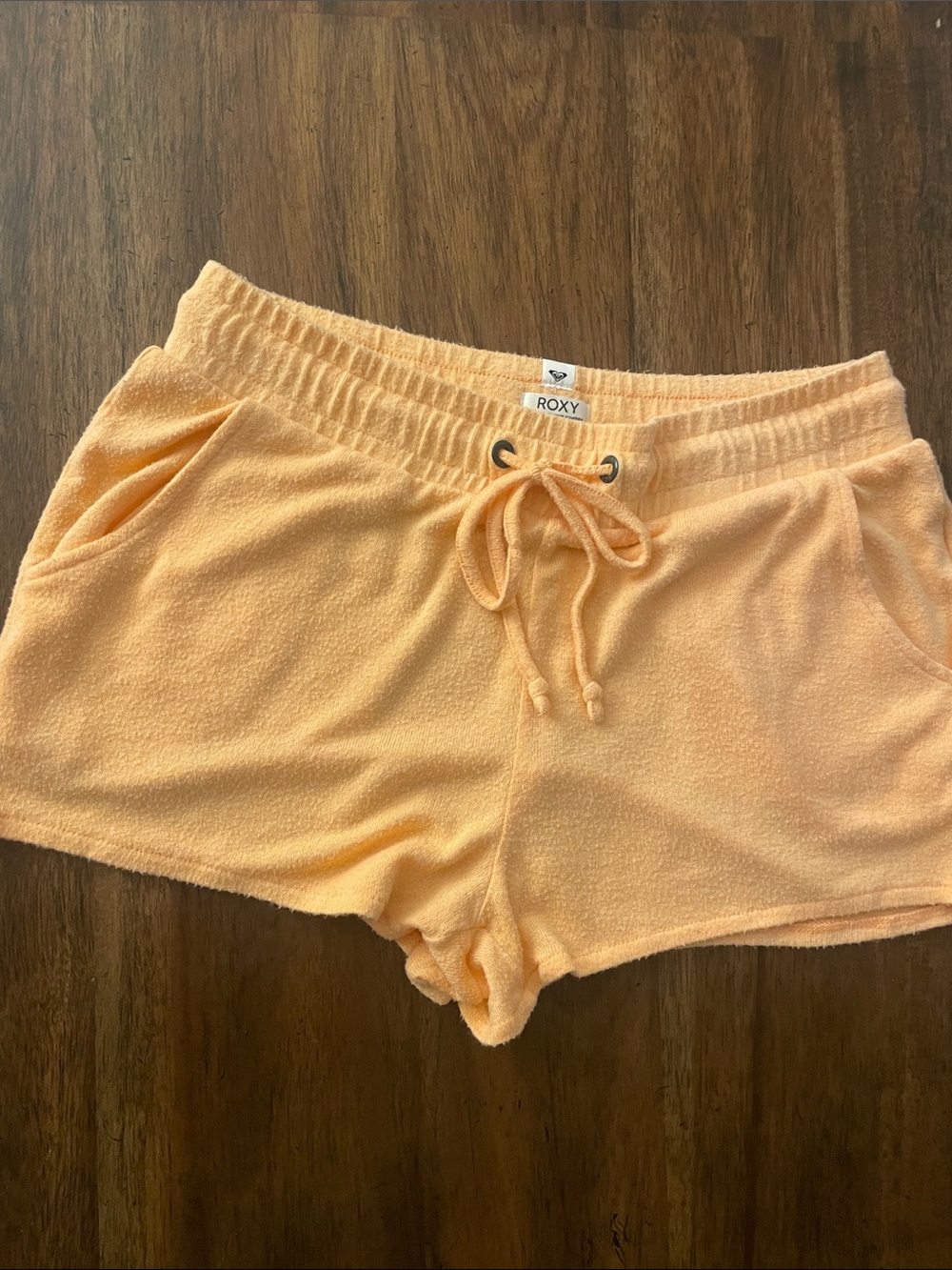 Roxy Peach Terry Athletic Shorts